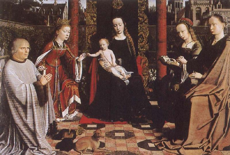 Gerard David The Virgin and Child with Saints and Donor